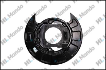 11 399 р. Щит тормоза HYUNDAI Santa Fe (05-) задний левый (с колодками) MANDO MANDO ex582502b000 MANDO ex582502b000  с доставкой в г. Керчь. Увеличить фотографию 1