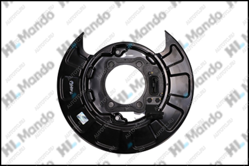 11 399 р. Щит тормоза HYUNDAI Santa Fe (05-) задний левый (с колодками) MANDO MANDO ex582502b000 MANDO ex582502b000  с доставкой в г. Керчь