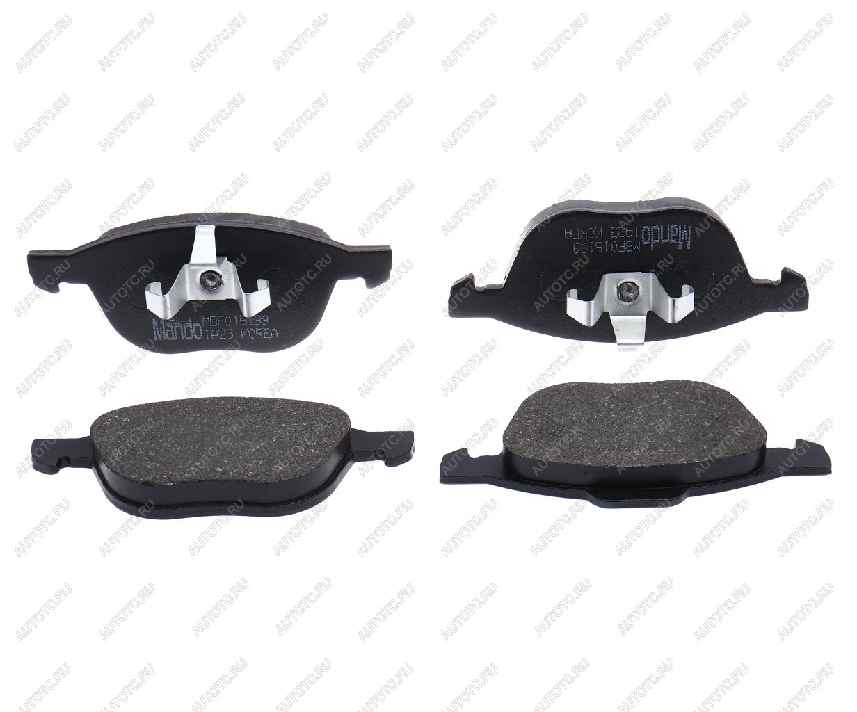 2 399 р. Колодки тормозные FORD Kuga (11-) передние (4шт.) MANDO MANDO mbf015199 MANDO mbf015199  с доставкой в г. Керчь