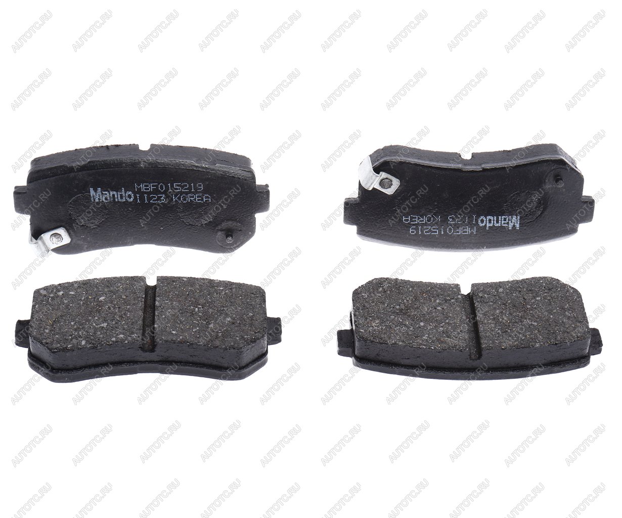 1 699 р. Колодки тормозные HYUNDAI Accent KIA Rio (05-) задние (4шт.) MANDO MANDO mbf015219 MANDO mbf015219  с доставкой в г. Керчь