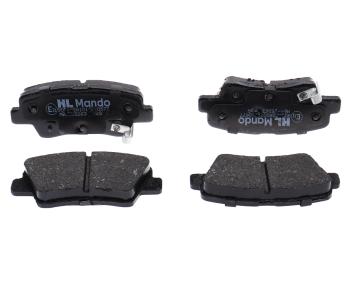 2 759 р. Колодки тормозные HYUNDAI Veloster (11-) задние (4шт.) MANDO MANDO mbf015263  с доставкой в г. Керчь. Увеличить фотографию 1