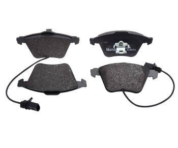 2 679 р. Колодки тормозные AUDI A6 (3.0),Allroad (00-) с датчиком передние (4шт.) MANDO MANDO mbf015369 MANDO mbf015369  с доставкой в г. Керчь. Увеличить фотографию 1
