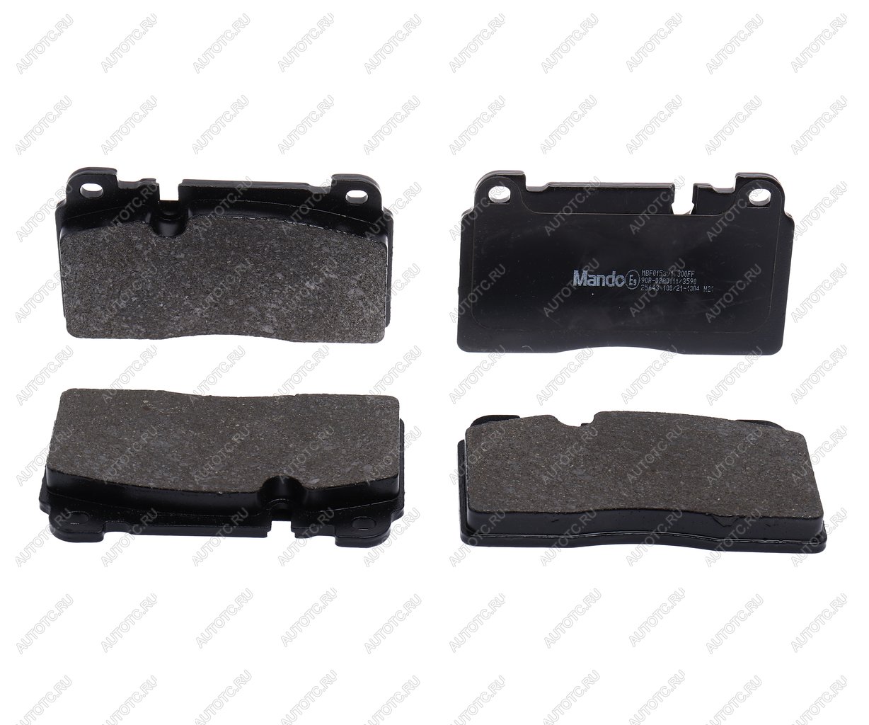 2 699 р. Колодки тормозные AUDI A7 (15-) передние (4шт.) MANDO MANDO mbf015391  с доставкой в г. Керчь