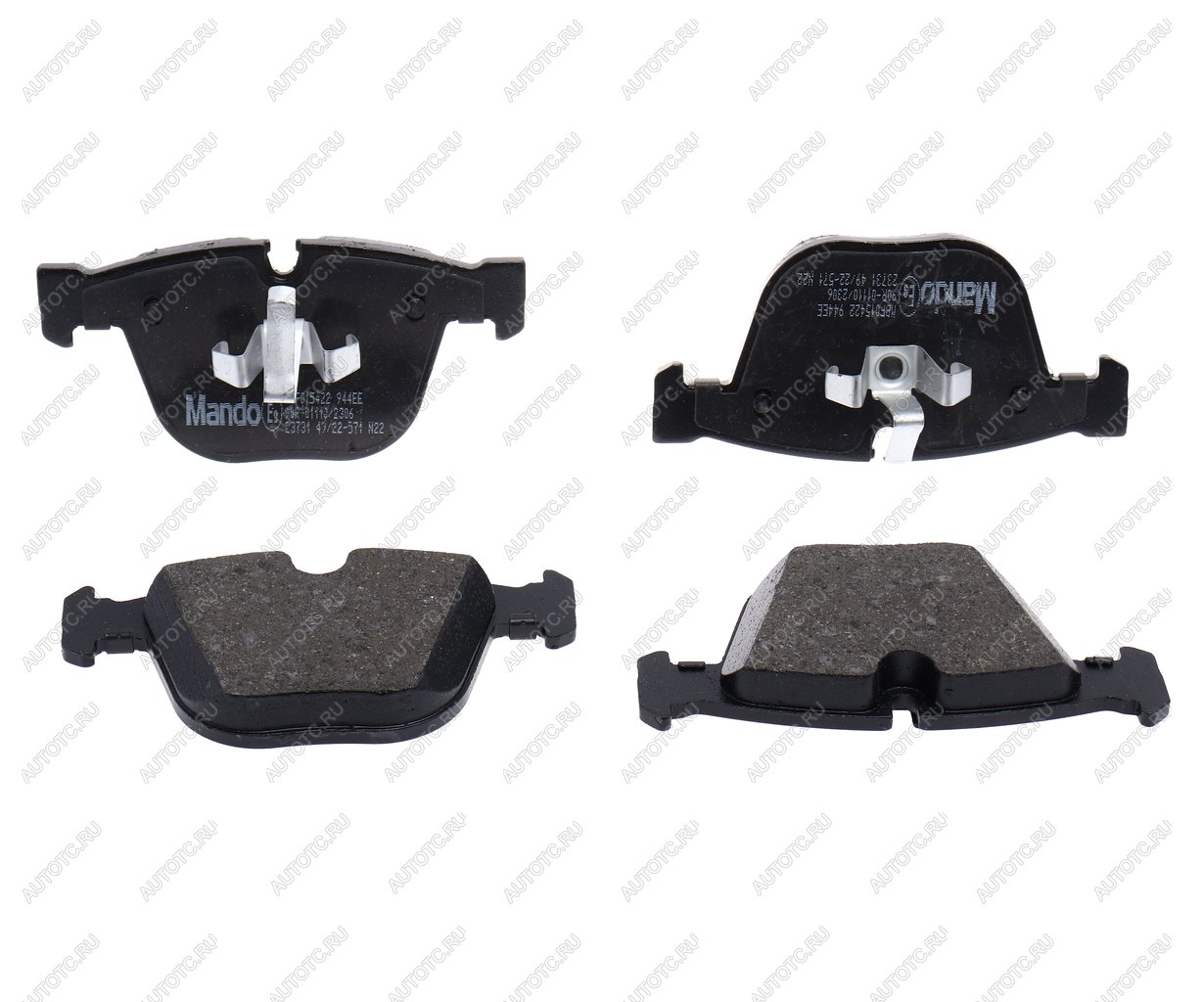 3 499 р. Колодки тормозные BMW 5 (12-) задние (4шт.) MANDO MANDO mbf015422 MANDO mbf015422  с доставкой в г. Керчь
