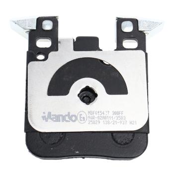 3 599 р. Колодки тормозные BMW 1 (E81,F20,F21,F30,F35,F31),M3 (F80) задние (4шт.) MANDO MANDO mbf015427 MANDO mbf015427  с доставкой в г. Керчь. Увеличить фотографию 3