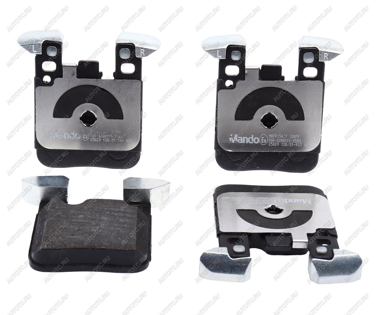 3 599 р. Колодки тормозные BMW 1 (E81,F20,F21,F30,F35,F31),M3 (F80) задние (4шт.) MANDO MANDO mbf015427 MANDO mbf015427  с доставкой в г. Керчь