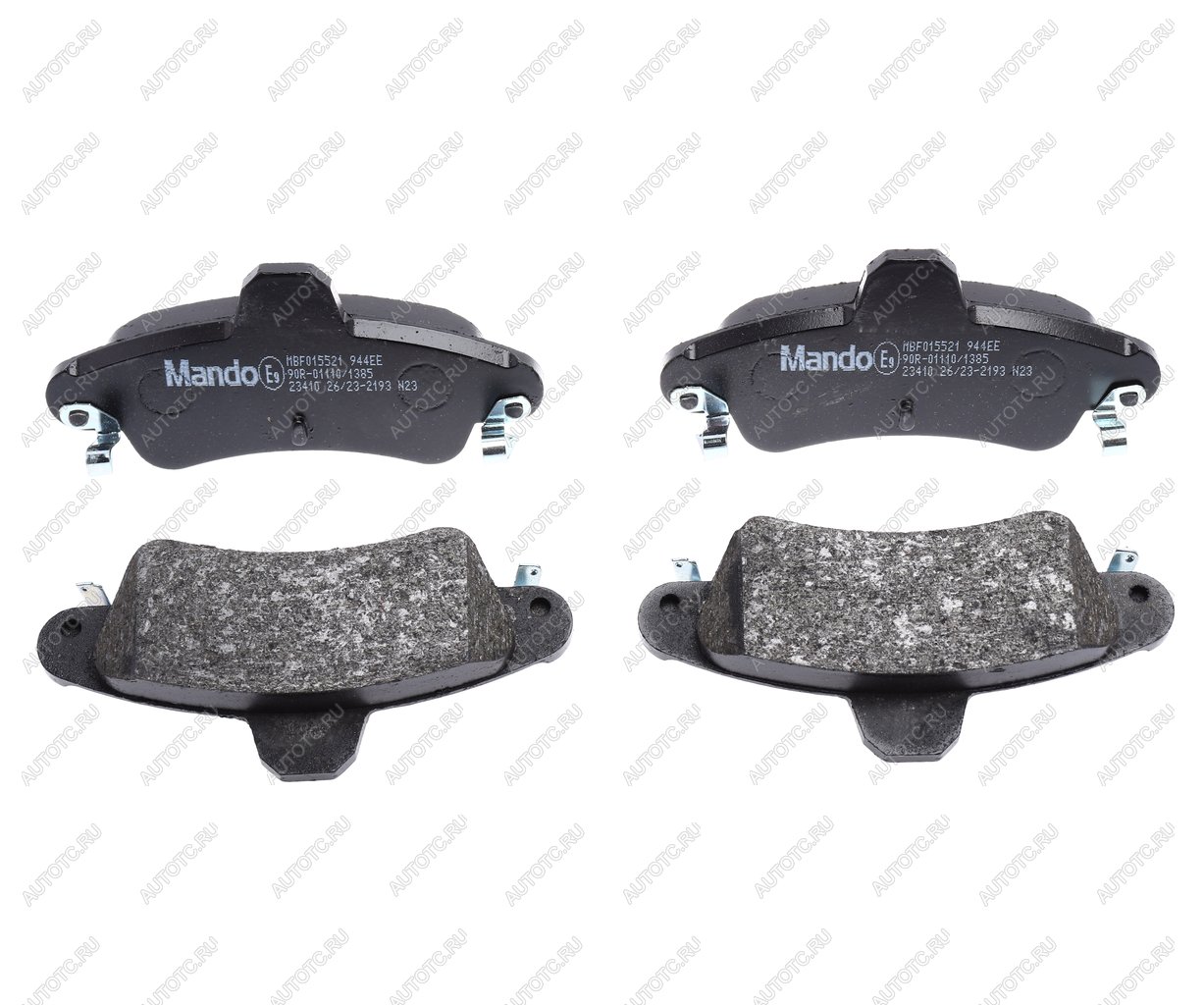 2 399 р. Колодки тормозные FORD Mondeo 2 (96-00) (1.8/2.0/2.5) задние (без датчика) (4шт.) MANDO MANDO mbf015521 MANDO mbf015521  с доставкой в г. Керчь