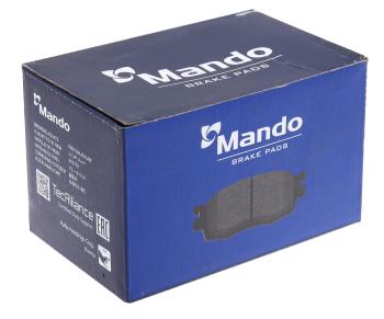 2 669 р. Колодки тормозные HYUNDAI Sonata YF (10-) передние (4шт.) MANDO MANDO mbf015553 MANDO mbf015553  с доставкой в г. Керчь. Увеличить фотографию 5