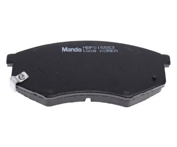 2 669 р. Колодки тормозные HYUNDAI Sonata YF (10-) передние (4шт.) MANDO MANDO mbf015553 MANDO mbf015553  с доставкой в г. Керчь. Увеличить фотографию 4