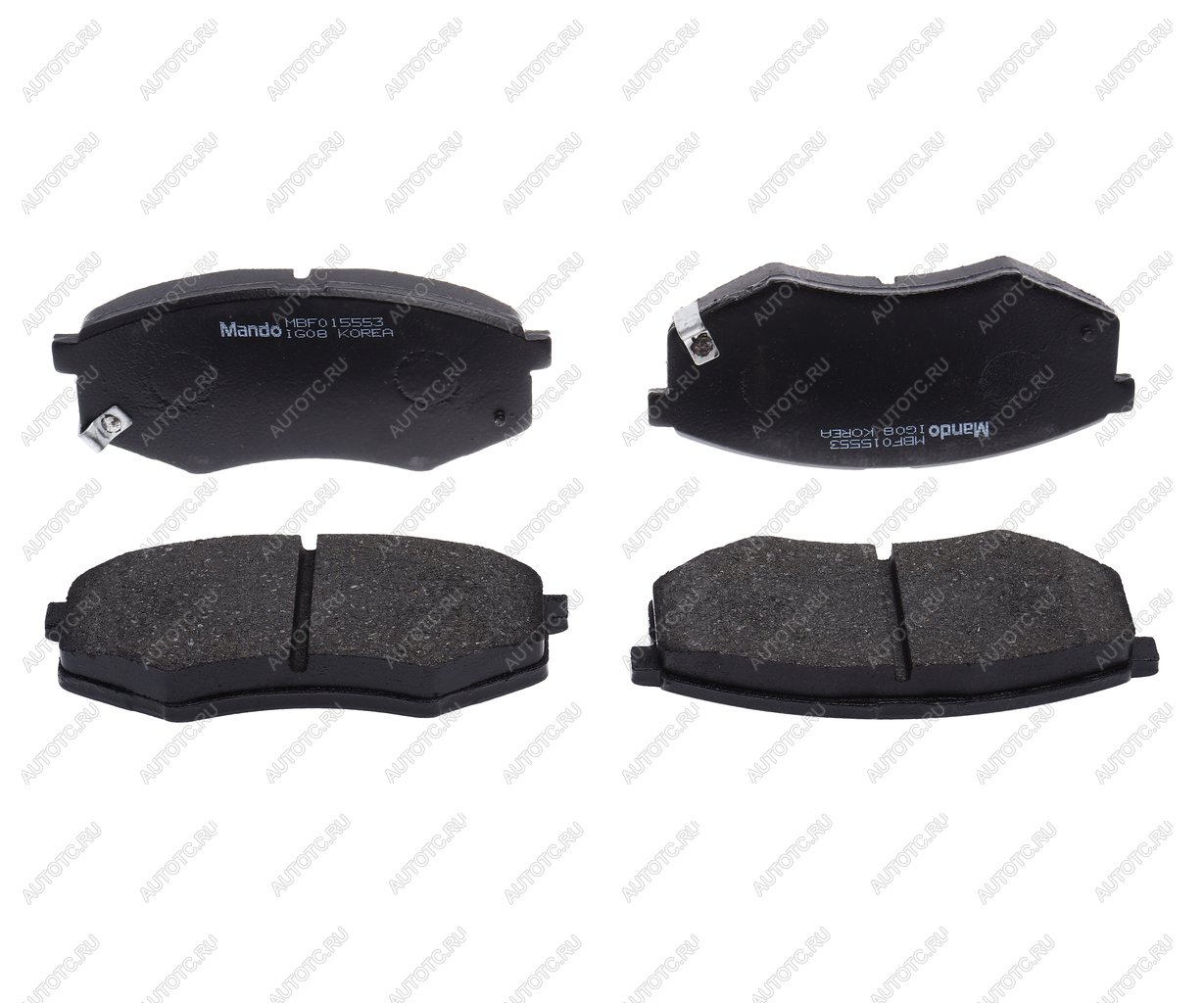 2 669 р. Колодки тормозные HYUNDAI Sonata YF (10-) передние (4шт.) MANDO MANDO mbf015553 MANDO mbf015553  с доставкой в г. Керчь