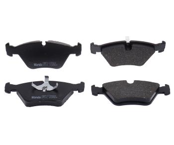 2 869 р. Колодки тормозные BMW 3 (E36),5 (E28),7 (E32) передние (4шт.) MANDO MANDO mbf015566 MANDO mbf015566  с доставкой в г. Керчь. Увеличить фотографию 1
