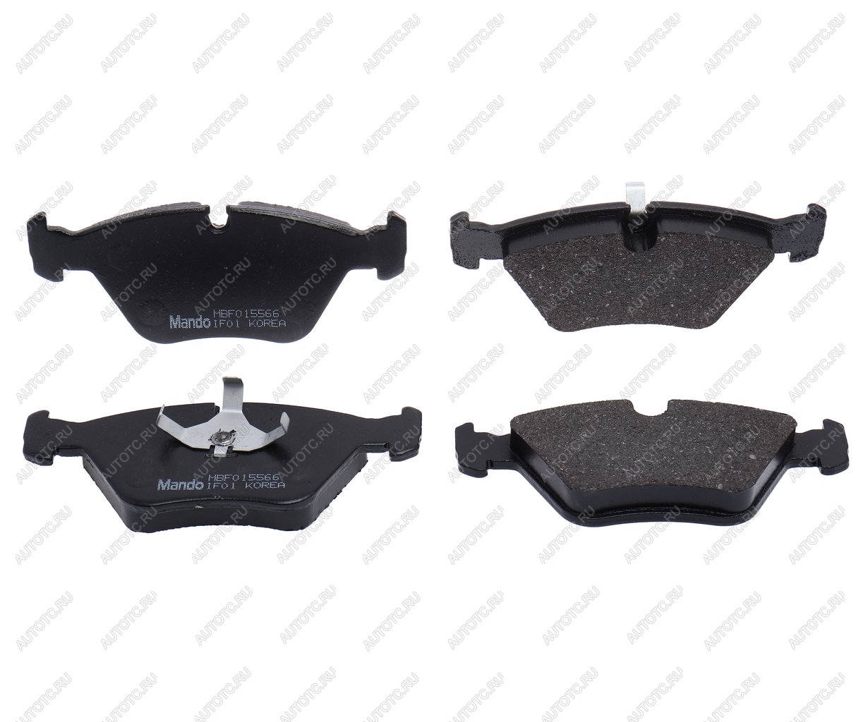 2 869 р. Колодки тормозные BMW 3 (E36),5 (E28),7 (E32) передние (4шт.) MANDO MANDO mbf015566 MANDO mbf015566  с доставкой в г. Керчь