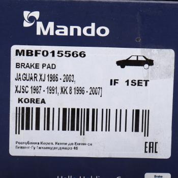 2 869 р. Колодки тормозные BMW 3 (E36),5 (E28),7 (E32) передние (4шт.) MANDO MANDO mbf015566 MANDO mbf015566  с доставкой в г. Керчь. Увеличить фотографию 6