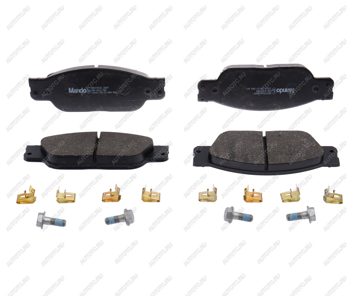 3 599 р. Колодки тормозные JAGUAR S-Type передние (4шт.) MANDO MANDO mbf015568 MANDO mbf015568  с доставкой в г. Керчь