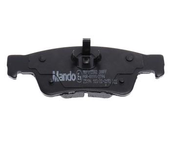 2 069 р. Колодки тормозные JEEP Grand Cherokee (10-) задние (4шт.) MANDO MANDO mbf015582 MANDO mbf015582  с доставкой в г. Керчь. Увеличить фотографию 4