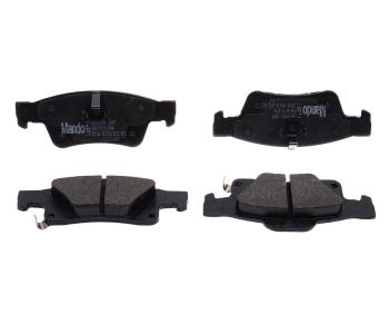 2 069 р. Колодки тормозные JEEP Grand Cherokee (10-) задние (4шт.) MANDO MANDO mbf015582 MANDO mbf015582  с доставкой в г. Керчь. Увеличить фотографию 1