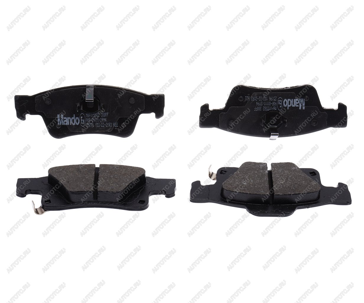 2 069 р. Колодки тормозные JEEP Grand Cherokee (10-) задние (4шт.) MANDO MANDO mbf015582 MANDO mbf015582  с доставкой в г. Керчь