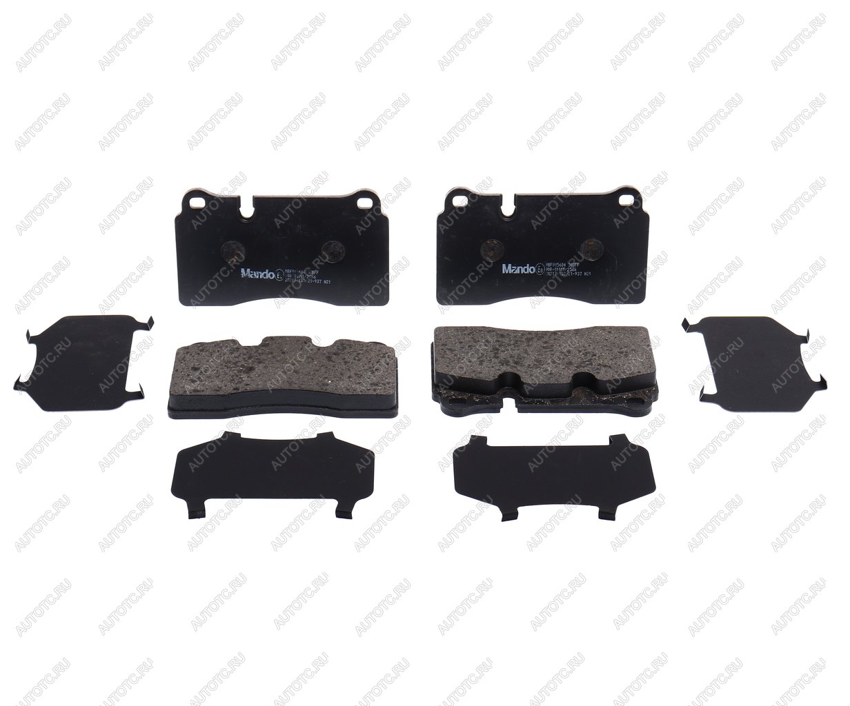 2 999 р. Колодки тормозные LAND ROVER Range Rover (06-12),Range Rover Sport передние (4шт.) MANDO MANDO mbf015604  с доставкой в г. Керчь