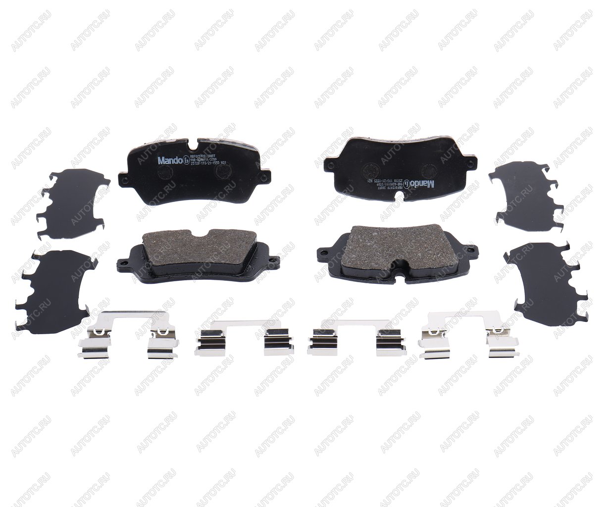 2 399 р. Колодки тормозные LAND ROVER Range Rover (12-) задние (4шт.) MANDO MANDO mbf015979  с доставкой в г. Керчь