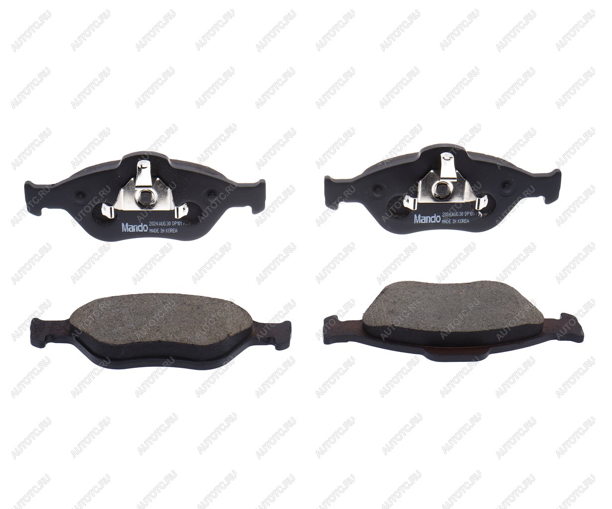 1 549 р. Колодки тормозные FORD Fiesta (95-01-),Fusion (01-) MAZDA 2 (03-),121 (96-) передние (4шт.) MANDO MANDO mpf10 MANDO mpf10  с доставкой в г. Керчь