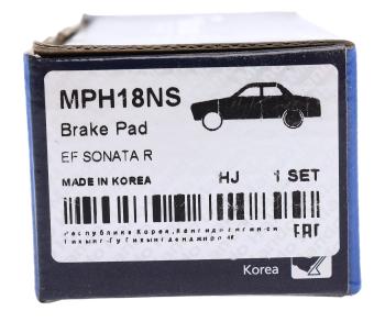 1 099 р. Колодки тормозные HYUNDAI Tucson KIA Sportage (04-) задние (4шт.) MANDO MANDO mph18ns  с доставкой в г. Керчь. Увеличить фотографию 6