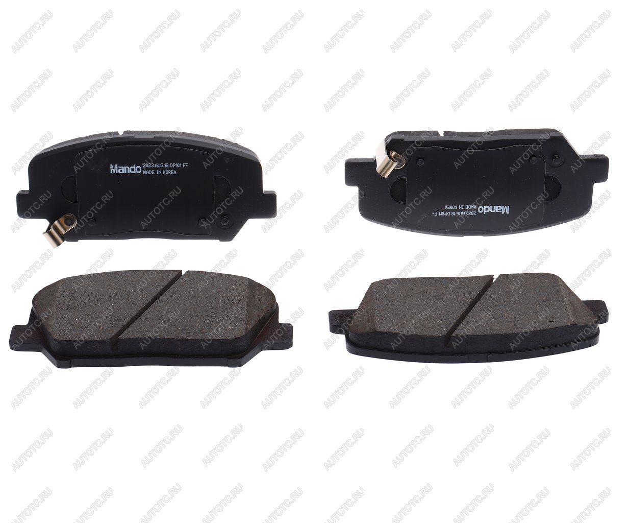 1 099 р. Колодки тормозные HYUNDAI i40 KIA Optima,Ceed (12-) передние (R16) (4шт.) MANDO MANDO mph48ns  с доставкой в г. Керчь