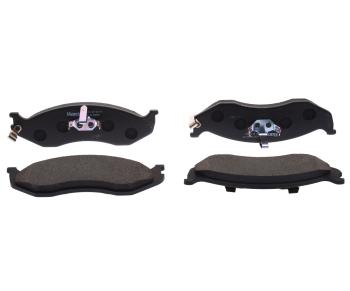 1 489 р. Колодки тормозные KIA Carnival (99-) JEEP Grand Cherokee (-99) передние (4шт.) MANDO MANDO mpk10 MANDO mpk10  с доставкой в г. Керчь. Увеличить фотографию 1
