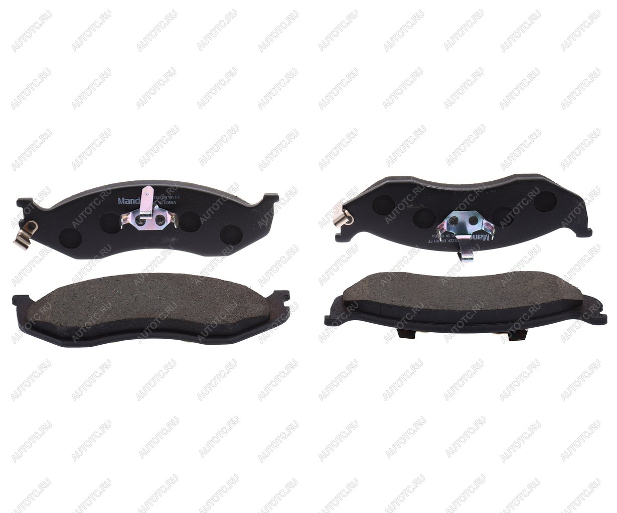 1 489 р. Колодки тормозные KIA Carnival (99-) JEEP Grand Cherokee (-99) передние (4шт.) MANDO MANDO mpk10 MANDO mpk10  с доставкой в г. Керчь