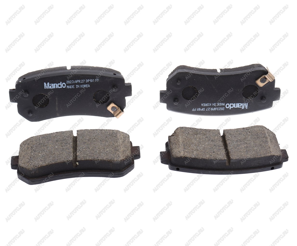1 199 р. Колодки тормозные HYUNDAI Creta (16-) задние (4шт.) MANDO MANDO mpk42 MANDO mpk42  с доставкой в г. Керчь