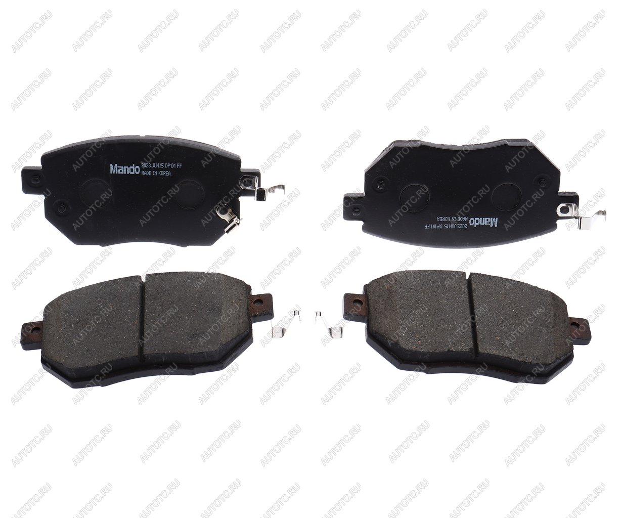 1 199 р. Колодки тормозные INFINITI FX35,FX45 NISSAN Murano (Z50) (03-) передние (4шт.) MANDO MANDO mpn10  с доставкой в г. Керчь