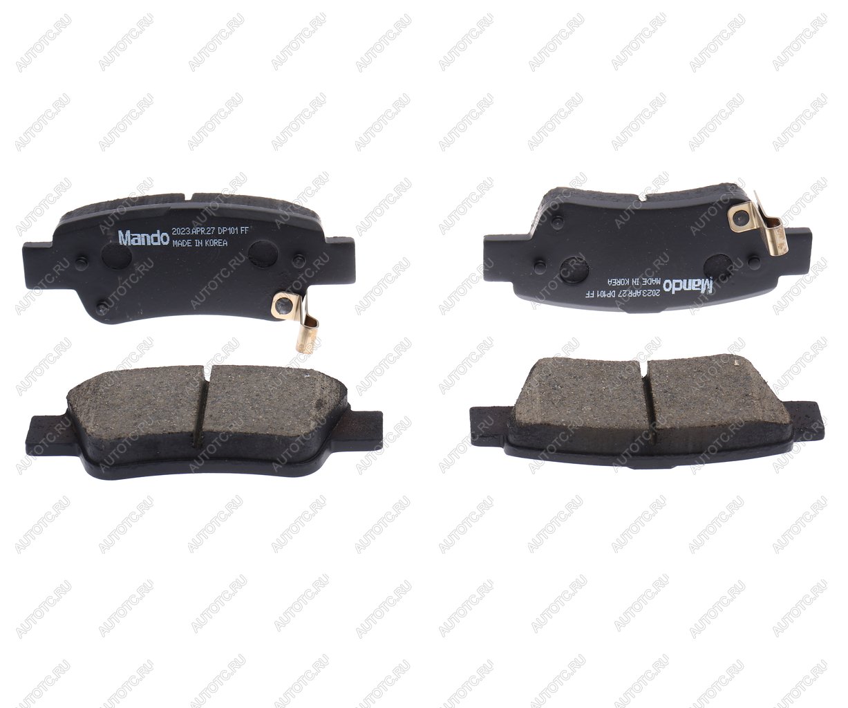 1 699 р. Колодки тормозные HONDA CR-V 3 (07-) задние (4шт.) MANDO MANDO mpo17 MANDO mpo17  с доставкой в г. Керчь