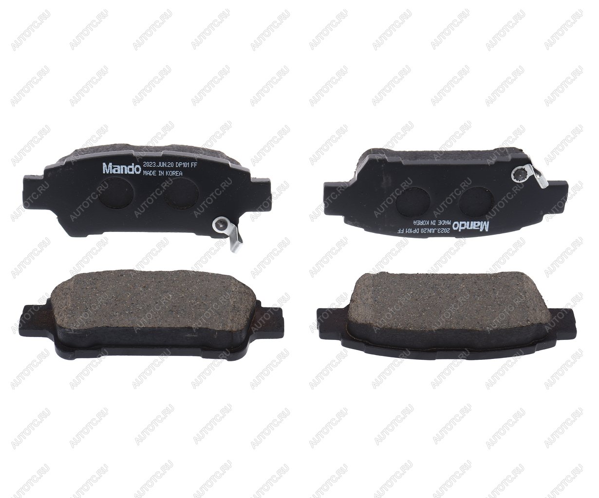 899 р. Колодки тормозные LEXUS RX300 (03-) задние (4шт.) MANDO MANDO mpt24 MANDO mpt24  с доставкой в г. Керчь