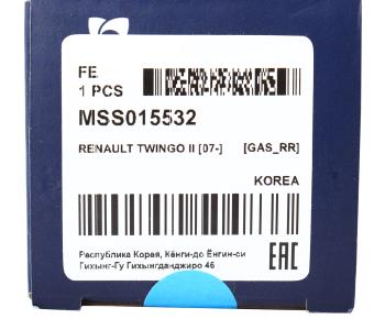 3 099 р. Амортизатор RENAULT Twingo (07-) задний левыйправый газовый MANDO MANDO mss015532  с доставкой в г. Керчь. Увеличить фотографию 3