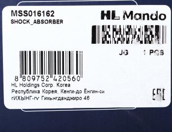 6 199 р. Амортизатор RENAULT Espace 4 (02-) передний левыйправый газовый MANDO MANDO mss016162  с доставкой в г. Керчь. Увеличить фотографию 3