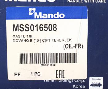 3 279 р. Амортизатор RENAULT Master 3 (10-) задний левыйправый газовый MANDO MANDO mss016508  с доставкой в г. Керчь. Увеличить фотографию 3