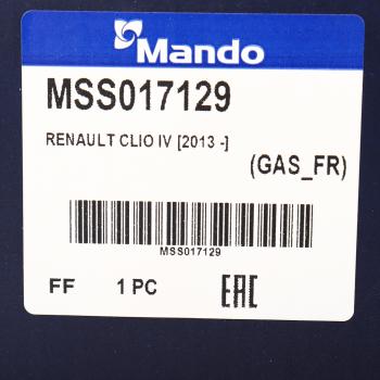 5 899 р. Амортизатор RENAULT Clio 3 (05-) передний левый/правый газовый MANDO MANDO mss017129 MANDO mss017129  с доставкой в г. Керчь. Увеличить фотографию 3