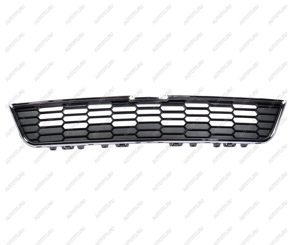 2 299 р. Решетка радиатора CHEVROLET Aveo (13-) верхняя (хром) NSP NSP nsp0196694759  с доставкой в г. Керчь
