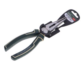 579 р. Тонкогубцы 200мм комбинированные с держателем ROCKFORCE ROCKFORCE rf-610200d  с доставкой в г. Керчь. Увеличить фотографию 1