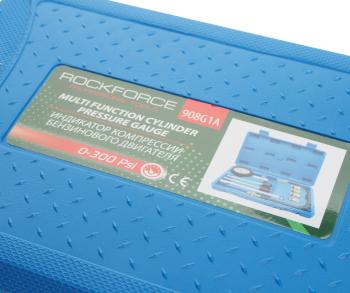 2 569 р. Индикатор компрессии двигателя бензин в кейсе ROCKFORCE ROCKFORCE rf-908g1a  с доставкой в г. Керчь. Увеличить фотографию 4