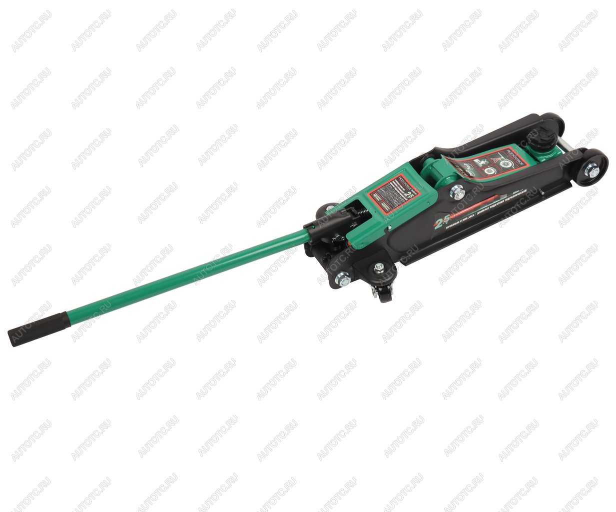 6 999 р. Домкрат подкатной 2.5т 90-400мм в кейсе ROCKFORCE ROCKFORCE rf-t830031(ds)  с доставкой в г. Керчь