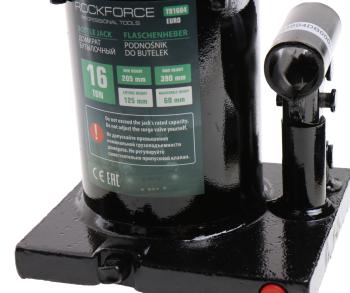 5 999 р. Домкрат бутылочный 16т 205-390мм с клапаном ROCKFORCE ROCKFORCE rf-t91604euro  с доставкой в г. Керчь. Увеличить фотографию 3