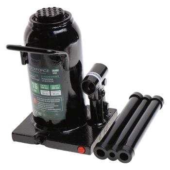 5 999 р. Домкрат бутылочный 16т 205-390мм с клапаном ROCKFORCE ROCKFORCE rf-t91604euro  с доставкой в г. Керчь. Увеличить фотографию 1