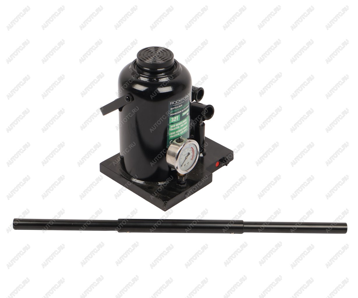 12 799 р. Домкрат бутылочный 32т 260-420мм с клапаном ROCKFORCE ROCKFORCE rf-th903501  с доставкой в г. Керчь