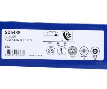 2 999 р. Диск тормозной VW Golf (17-),Passat (15-) AUDI A3 (17-) SKODA Superb (15-) задний (1шт.) SANGSIN SANGSIN sd5438  с доставкой в г. Керчь. Увеличить фотографию 5