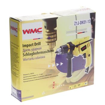 2 399 р. Дрель ударная 500Вт, 3100 обмин., патрон 1.5-13мм с аксессуарами WMC TOOLS WMC TOOLS wmc-z1j-dh31-13  с доставкой в г. Керчь. Увеличить фотографию 4