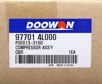 25 999 р. Компрессор HYUNDAI Solaris (10-) KIA Rio (11-) кондиционера DOOWON DOOWON 97701-4l000  с доставкой в г. Керчь. Увеличить фотографию 6