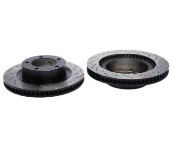 Диск тормозной TOYOTA Sequoia,Tundra (06-) передний перфорированный комплект TAYGA TAYGA bdf054