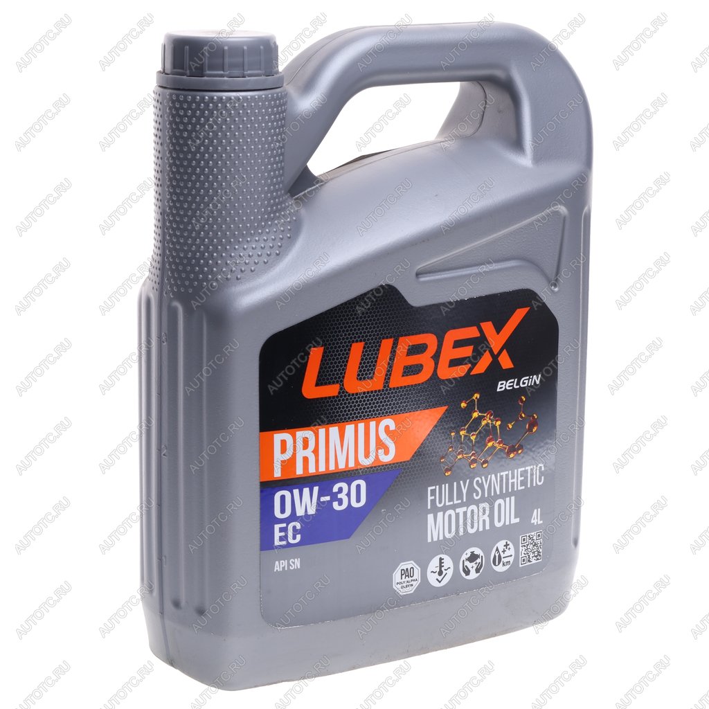 3 899 р. Масло моторное PRIMUS EC SN 0W30 синт.4л LUBEX LUBEX l034-1298-0404  с доставкой в г. Керчь