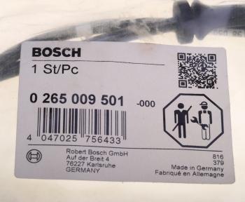 5 399 р. Датчик АБС PEUGEOT 2008 (15-) колеса переднего BOSCH BOSCH 0265009501  с доставкой в г. Керчь. Увеличить фотографию 3