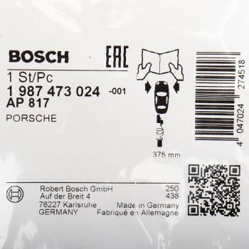 1 089 р. Датчик износа тормозных колодок PORSCHE 911 (05-) передний BOSCH BOSCH 1987473024 BOSCH 1987473024  с доставкой в г. Керчь. Увеличить фотографию 5